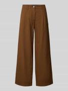 Luisa Cerano Hose mit weitem Bein und Eingrifftaschen in Terra, Größe ...