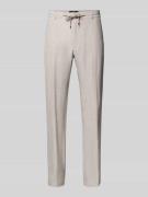 JOOP! Collection Slim Fit Leinenhose mit Tunnelzug Modell 'Sake' in Be...