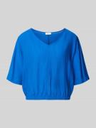 s.Oliver RED LABEL Relaxed Fit Blusentop aus Viskose-Mix in Royal, Grö...