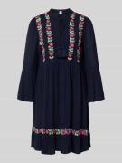 YAS Tunikakleid mit Stitchings Modell 'CHELLA' in Marine, Größe 34