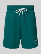 CHAMPION Sweatshorts mit Logo und elastischem Bund in Marine, Größe L