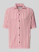 Armedangels Relaxed Fit Poloshirt aus reiner Bio-Baumwolle in Rosa, Gr...
