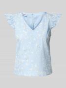 Pieces Regular Fit Blusentop aus reiner Baumwolle Modell 'BANNA' in He...