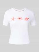 Only Regular Fit T-Shirt aus reiner Bio-Baumwolle Modell 'PRINCESS' in...