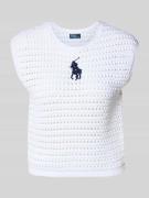 Polo Ralph Lauren Regular Fit Pullunder aus reiner Baumwolle in Weiss,...