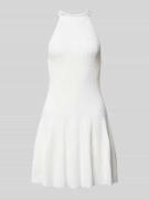 Polo Ralph Lauren Tailliertes Strickkleid aus Viskose-Mix in Offwhite,...