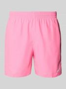 Nike Badeshorts mit Logo-Stitching und Eingrifftaschen in Pink, Größe ...