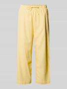 FREE/QUENT Wide Leg Pants mit elastischem Bund Modell 'Lava' in GELB, ...