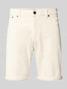 Jack & Jones Jeansshorts mit Umschlag und Eingrifftaschen Modell 'RICK...