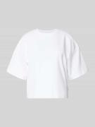 s.Oliver RED LABEL Oversized T-Shirt aus reiner Baumwolle in Weiss, Gr...