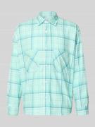 Edwin Modern Fit Freizeithemd mit Brusttaschen Modell 'ACE' in Tuerkis...