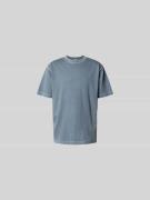 Closed Regular Fit T-Shirt aus reiner Baumwolle in Mittelgrau, Größe L