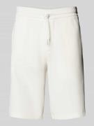 ARMANI EXCHANGE Sweatshorts mit elastischem Bund in Weiss, Größe XL