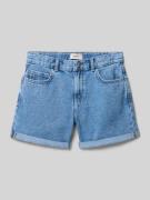Only Regular Fit Jeansshorts aus reiner Baumwolle Modell 'VEGA' in Hel...