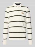 Superdry Regular Fit Poloshirt mit Logo-Stitching in Weiss, Größe L