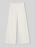 BOSS Relaxed Fit Wide Leg Hose Modell 'TAJILA' in Offwhite, Größe 32