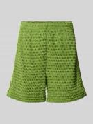 Marc Cain Bermudas mit fixiertem Saumaufschlag in Grass, Größe 34