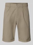 Lerros Chino Shorts mit Gesäßleistentaschen in Sand, Größe 31