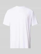 Guess T-Shirt mit Logo und Rundhalsausschnitt in Weiss, Größe L