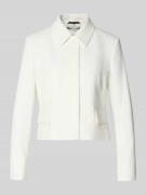Windsor Blazer mit Pattentaschen und Knopfleiste in Offwhite, Größe 34