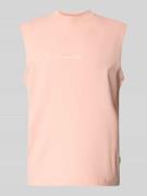 Jack & Jones T-Shirt mit Stitching in Apricot, Größe L