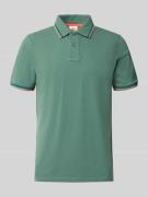 Sundek Slim Fit Poloshirt mit Kontraststreifen Modell 'Brice' in Dunke...