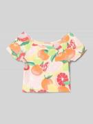 s.Oliver RED LABEL Regular Fit T-Shirt aus Baumwoll-Mix in Rosa, Größe...