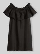 Marc O'Polo Figurumspielendes Kleid mit Carmen-Ausschnitt in Black, Gr...