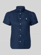 Polo Ralph Lauren Regular Fit Leinenbluse aus reinem Leinen in Marine,...