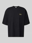 American Vintage T-Shirt mit Logo-Print Modelll 'GIXY' in Black, Größe...
