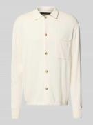 Tommy Hilfiger Regular Fit Strickjacke aus reiner Baumwolle in Offwhit...