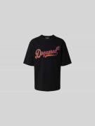 Dsquared2 T-Shirt mit Label-Detail in Black, Größe L