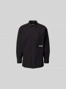 Kenzo Freizeithemd mit Knopfleiste in Black, Größe L