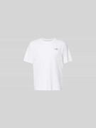 MM6 Maison Margiela T-Shirt mit Label-Print in Weiss, Größe XL