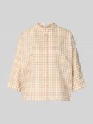 OPUS Relaxed Fit Bluse mit 3/4-Arm Modell 'Fountry' in Camel, Größe 38