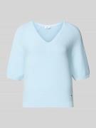 s.Oliver RED LABEL Regular Fit Strickpullover aus Baumwoll-Mix in Hell...