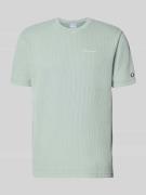 CHAMPION T-Shirt mit Strukturmuster und Label-Stitchings in Lind, Größ...
