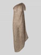 Pieces Pareo mit Allover-Muster Modell 'BANINNA' in Dunkelbraun, Größe...