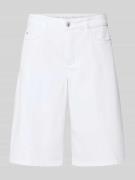 MAC Wide Leg Bermudas mit Eingrifftaschen Modell 'DREAM' in Weiss, Grö...