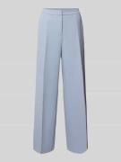 s.Oliver BLACK LABEL Regular Fit Weite Hose mit Bügelfalten in Rauchbl...