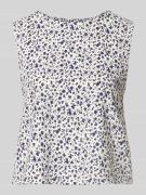 B.Young Top mit Knopfleiste Modell 'FALAKKA' in Bleu, Größe 34