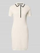 HUGO Slim Fit Minikleid aus reiner Baumwolle Modell 'SLYSY' in Offwhit...
