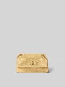 Tory Burch Shoulder Bag in Flecht-Optik in Beige, Größe 1