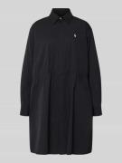 Polo Ralph Lauren Tailliertes Hemdblusenkleid aus reiner Baumwolle in ...