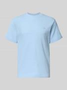 Lacoste Regular Fit T-Shirt aus reiner Baumwolle in Hellblau, Größe L