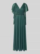 Vera Mont Maxikleid in Glitzer-Optik mit V-Ausschnitt in Dunkelgruen, ...