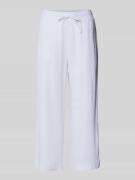 FREE/QUENT Wide Leg Pants mit elastischem Bund Modell 'Lava' in Offwhi...