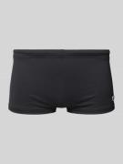 Emporio Armani Badehose mit Label-Patch in Black, Größe L