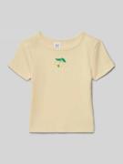 GAP T-Shirt mit Motiv-Stitching in Hellgelb, Größe 116
