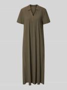 Raffaello Rossi Midikleid mit Strukturmuster und Umlegekragen Modell '...